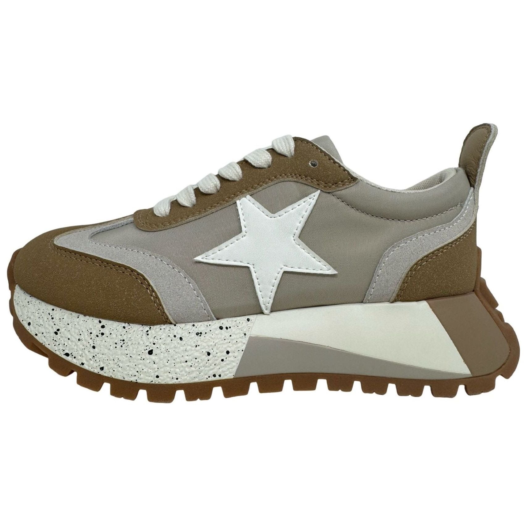 Very G Taupe Joey Sneakers - Crazy House Western Wear