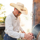Men's Poncho "The Johnson City" Long Sleeve Button Down Shirt 