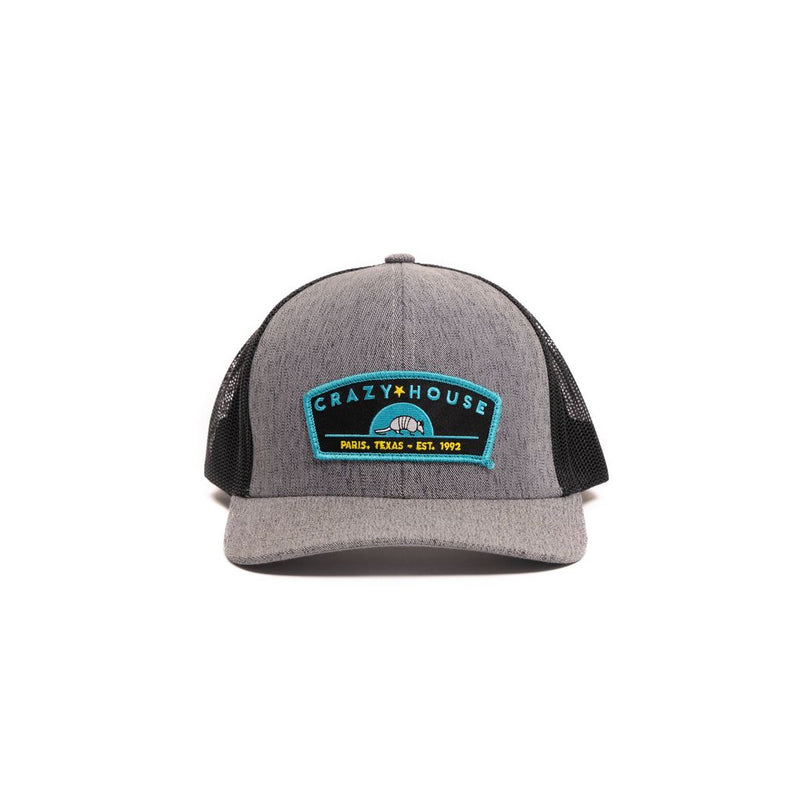 Crazy House Unisex Grey and Black Cap with Patch - Crazy House Western Wear