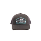 Crazy House Unisex Grey Mesh Snapback with Armadillo Patch - Crazy House Western Wear
