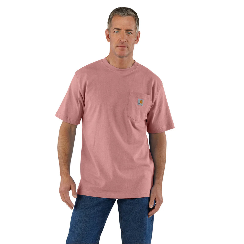 Men's Carhartt Loose Fit One Pocket T-shirt K87-P55 - Crazy House Western Wear