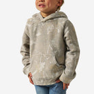 Burlebo Boy's Drifter Camo Vintage Washed Hoodie Y-VWFH-DFTC