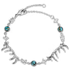 Montana Silversmiths Women's Rocky Mountain Finds Turquoise Bracelet KTBC6591B