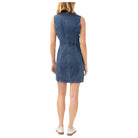 Women's Silver Denim Mini Dress L32140SIA301 - Crazy House Western Wear