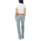 Women's Silver Odessa Suki Mid Rise Trouser Leg Jeans L93504LFO218