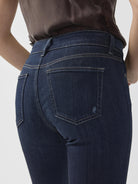 Silver Women's Dark Wash Suki Trouser Wide Leg Jeans L93510LSS427