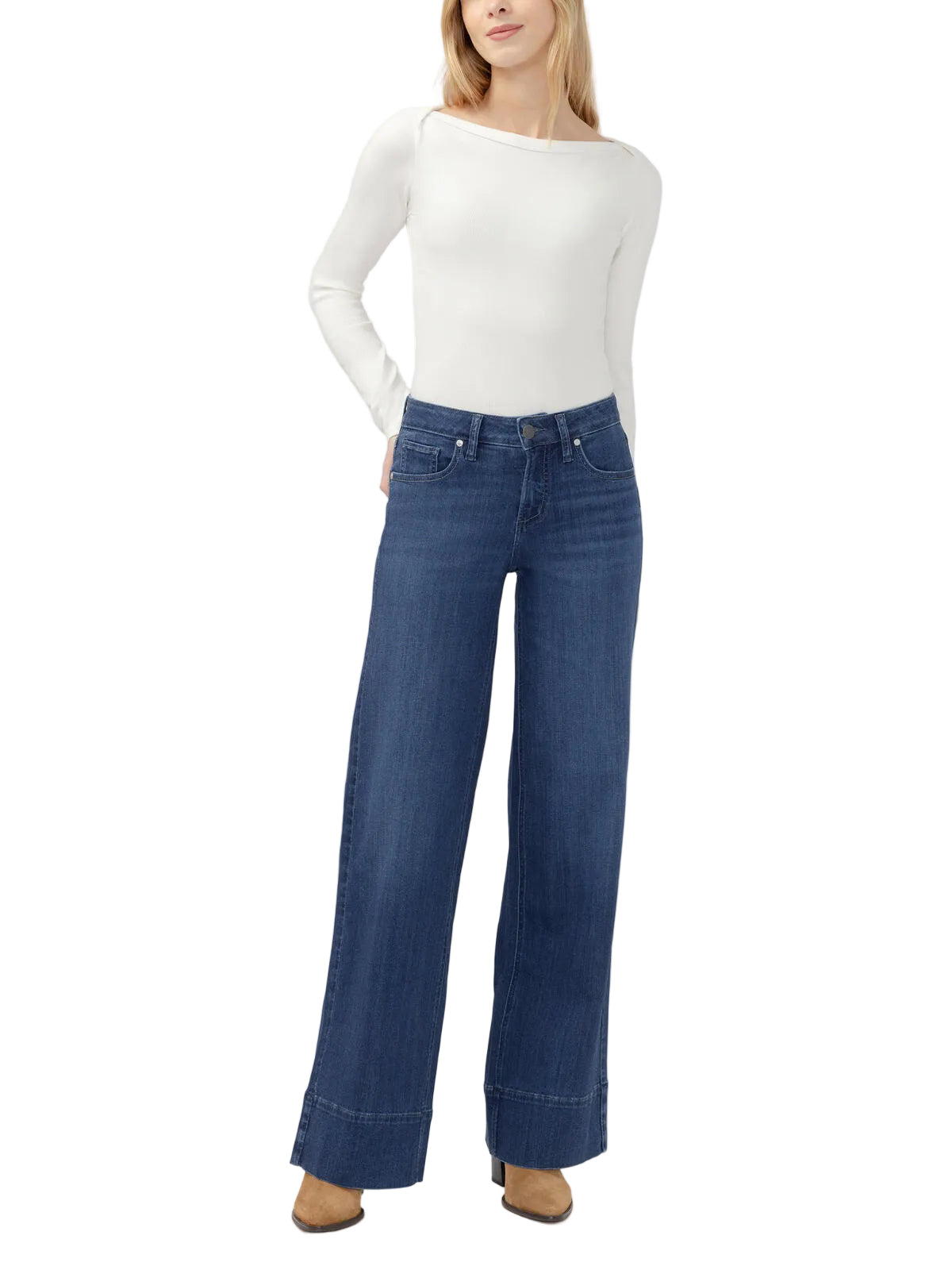 Silver Women's Fierce Suki Wide Leg Jeans L93905LSS352