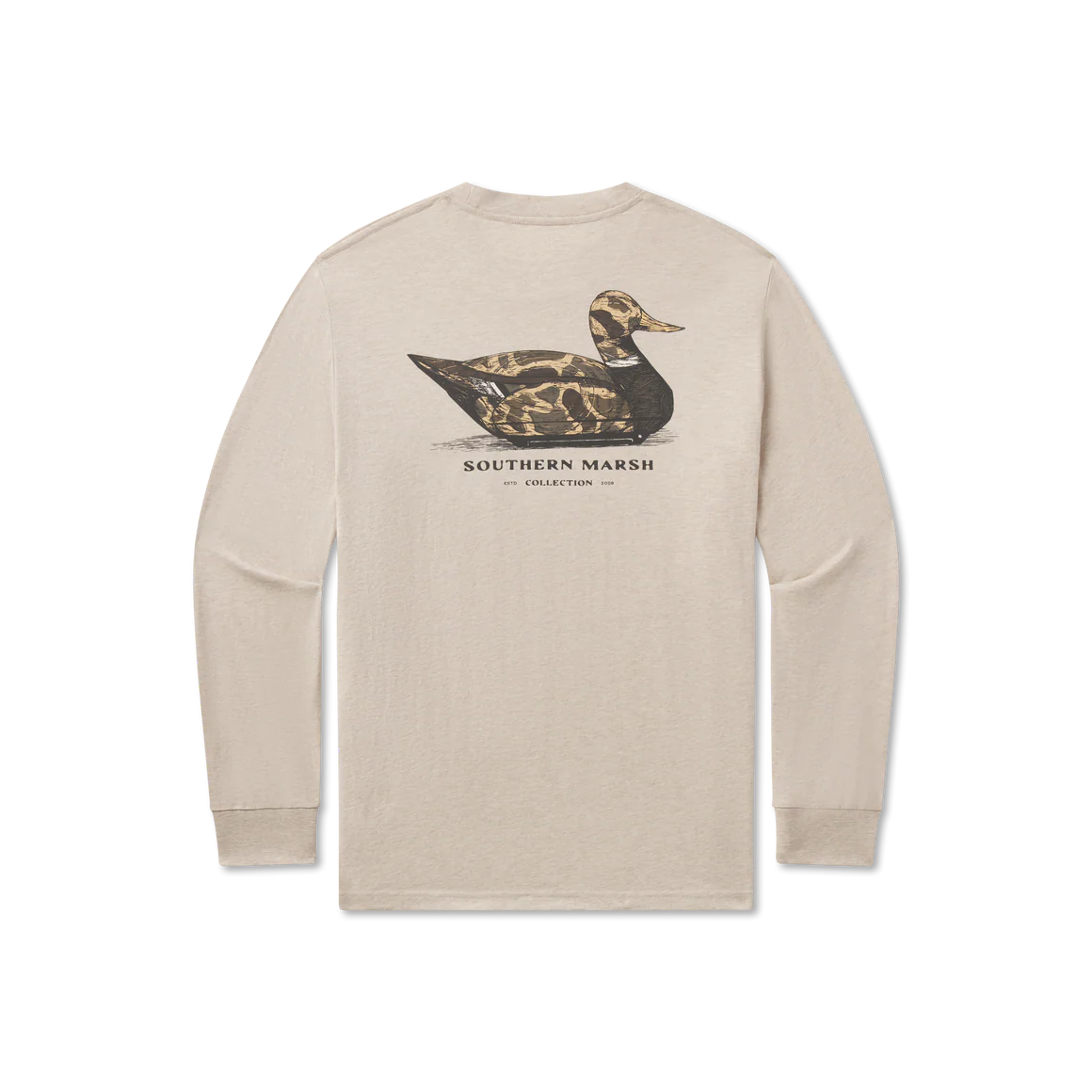 Men's Southern Marsh Vintage Duck Decoy Tee Washed Oatmeal LDYD-WOT