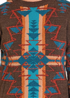 Women's Panhandle Slim Boucle Aztec Tapestry Sweater LW32T07926