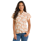 Women's Rock & Roll Flutter Sleeve Button Top LW51T06357 - Crazy House Western Wear