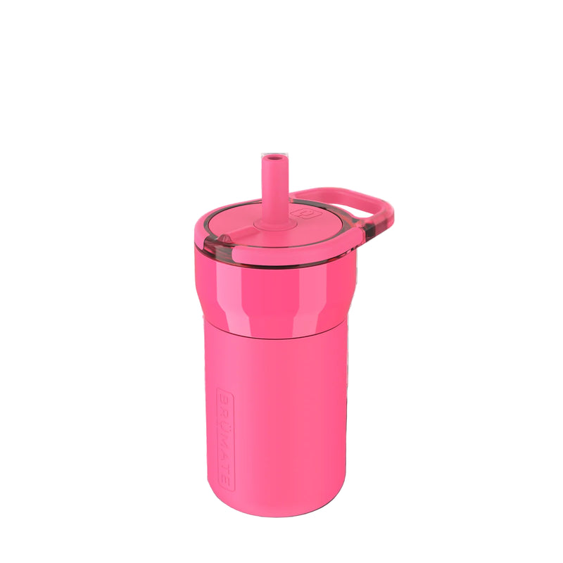 Brumate 12oz Neon Pink Leap Leak Proof Straw Tumbler DWLP12NPK