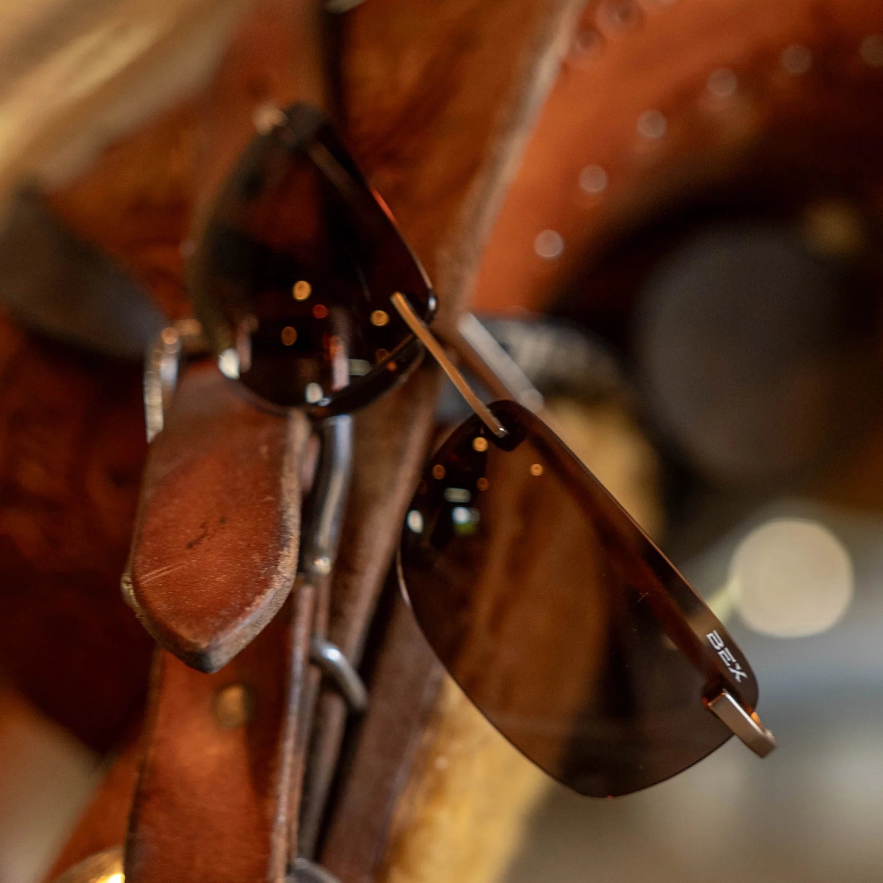 Bex Gold and Brown Legolas OTG Sunglasses S157GB