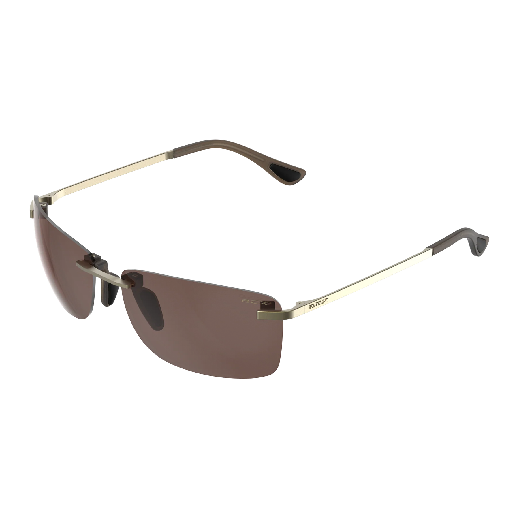 Bex Gold and Brown Legolas OTG Sunglasses S157GB