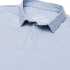 Men's Burlebo Performance Polo - Heather Sky Blue PP-SB - Crazy House Western Wear