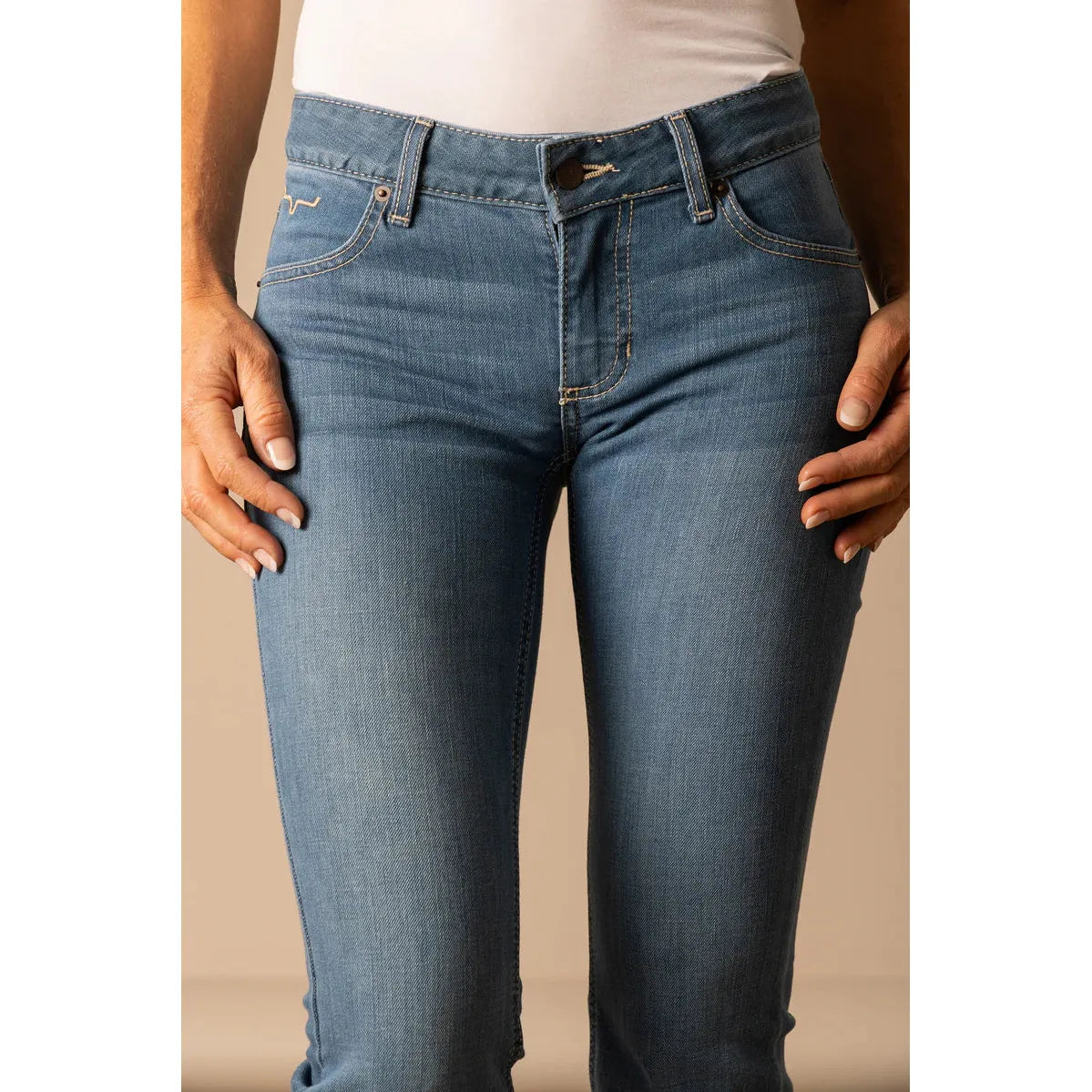 Women's Kimes Ranch Lola Mid Rise Flare Leg Trouser Jean LOLA-SOHO