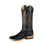 Women's Macie Bean 12" Black Smooth Ostrich M2010