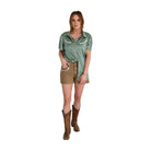 Women's Howdy Hanny Yoke Piping Shorts - Crazy House Western Wear