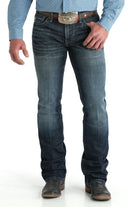 Men's Cinch Ian Slim Mid Rise Boot Cut Dark Wash Jeans MB32436001