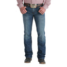 Men's Cinch Ian Dark Wash Slim Bootcut Stretch Denim Jeans MB32936001