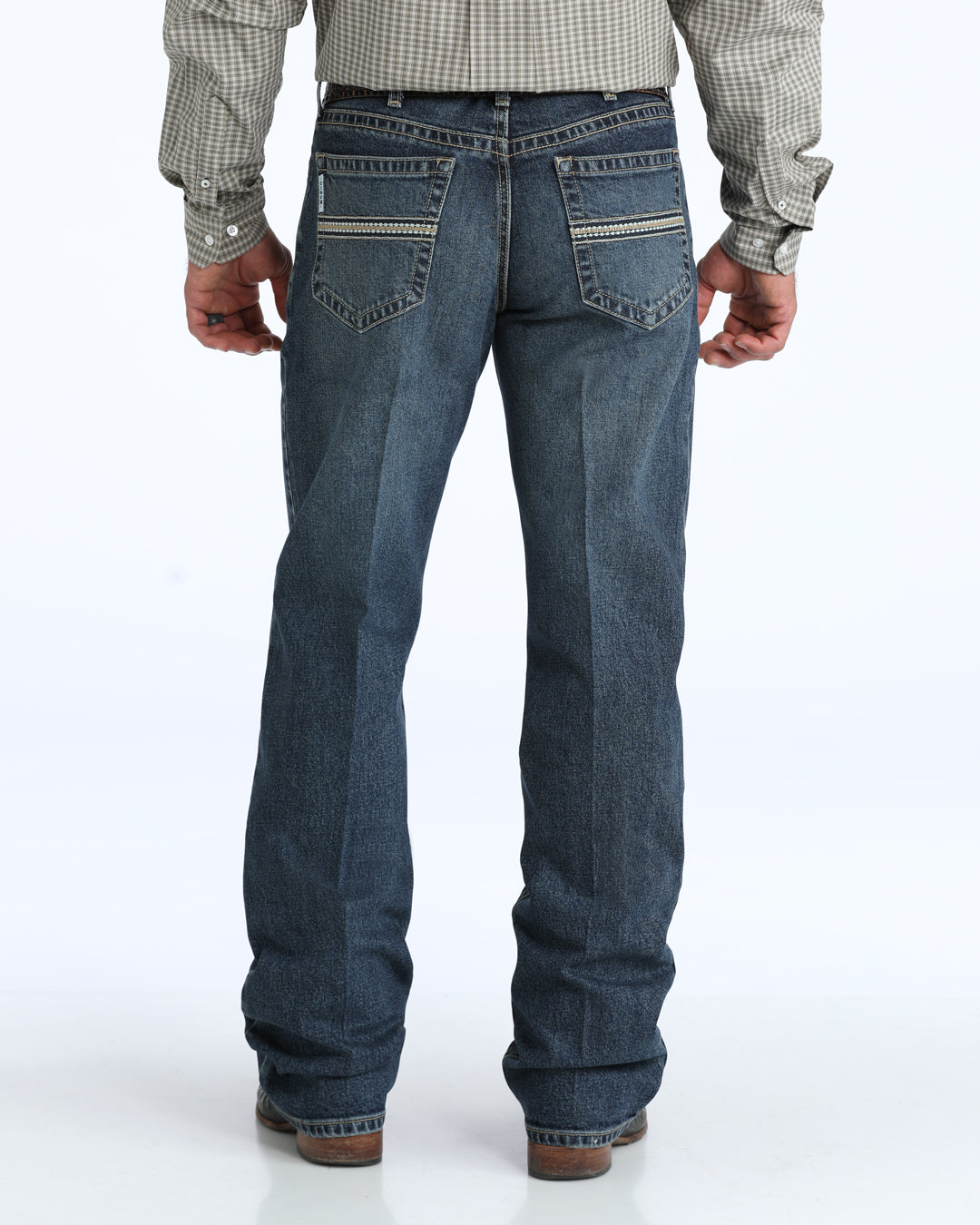 Cinch Men's White Label Relaxed Dark Wash Straight Leg Jeans MB92834066