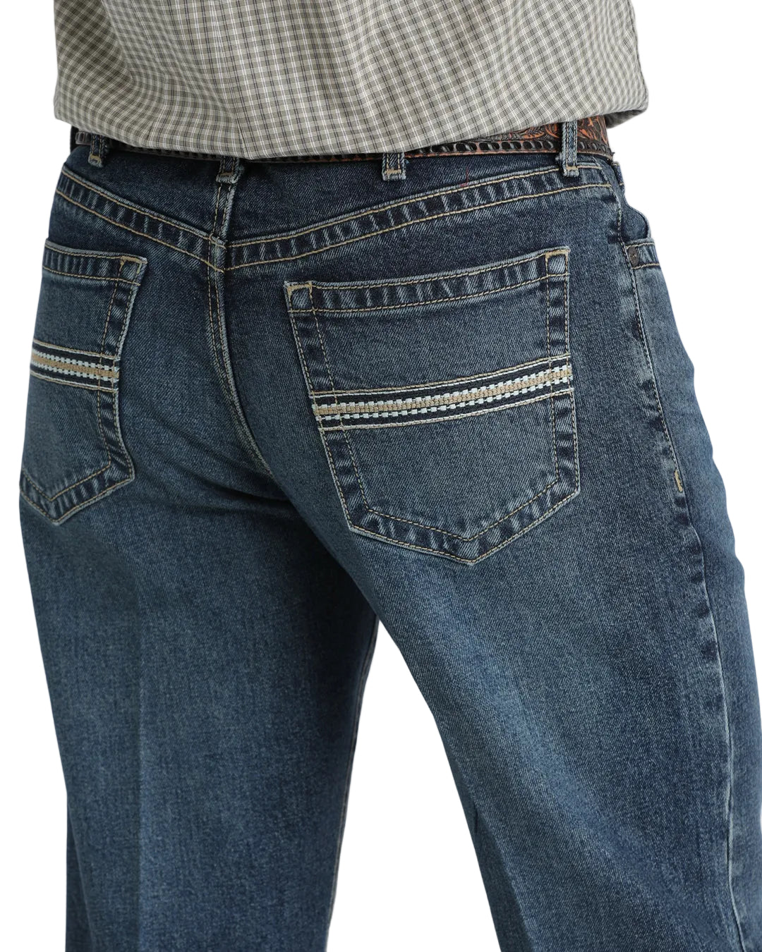 Cinch Men's White Label Relaxed Dark Wash Straight Leg Jeans MB92834066