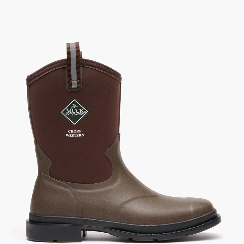 Men's Muck Boots Brown Chore Mid Western Work Boot MCHWM90