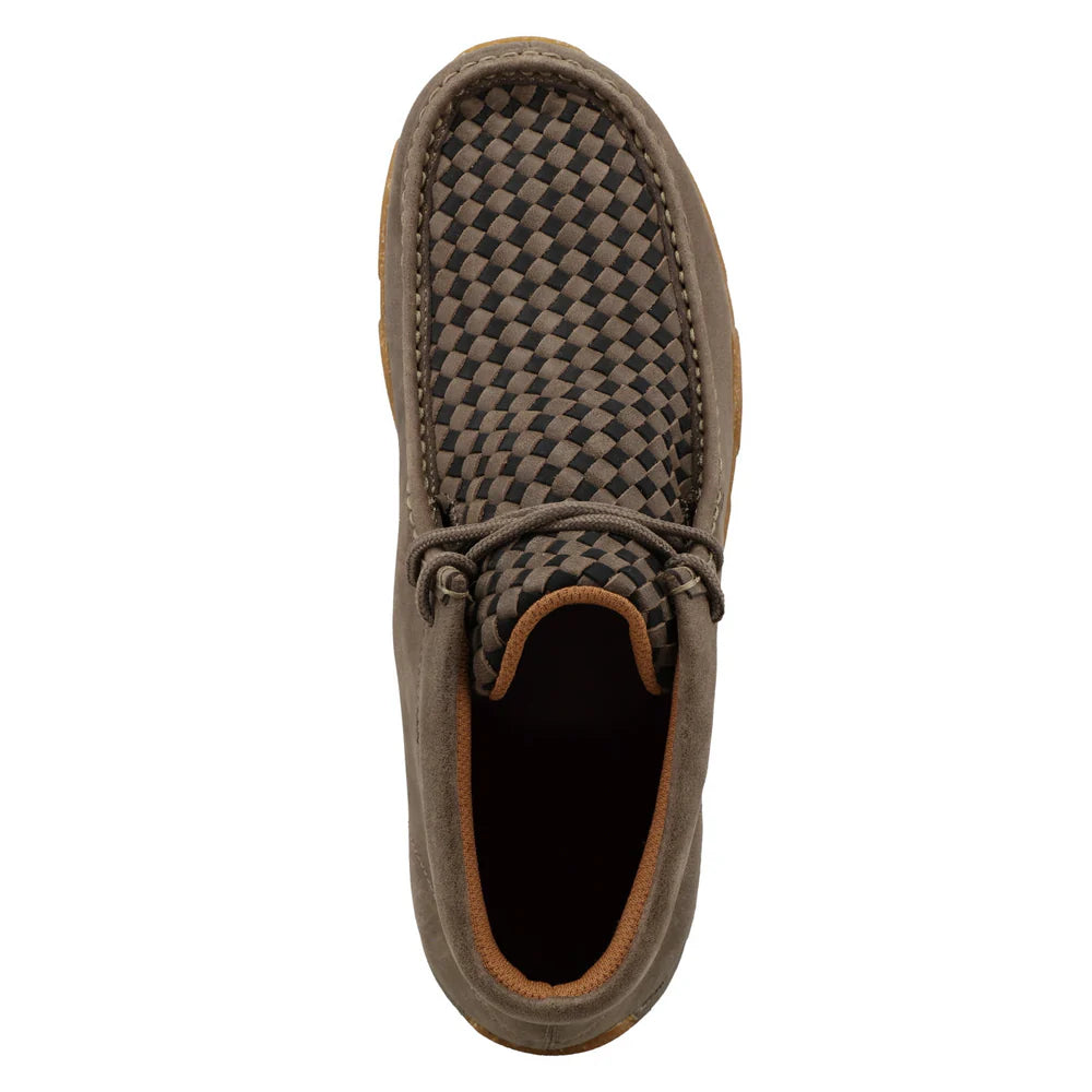Men's Twisted X Taupe and Black Chukka Driving Moc MDM0097