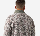 Burlebo Men's Classic Deer Camo Microfleece Quarter Zip MICF-CDC