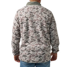 Burlebo Men's Classic Deer Camo Microfleece Quarter Zip MICF-CDC
