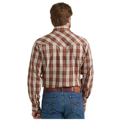 Men's Wrangler 20X Classic Fit Competition Advanced Comfort Long Sleeve Shirt 112352256 - Crazy House Western Wear