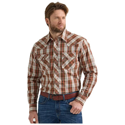 Men's Wrangler 20X Classic Fit Competition Advanced Comfort Long Sleeve Shirt 112352256 - Crazy House Western Wear