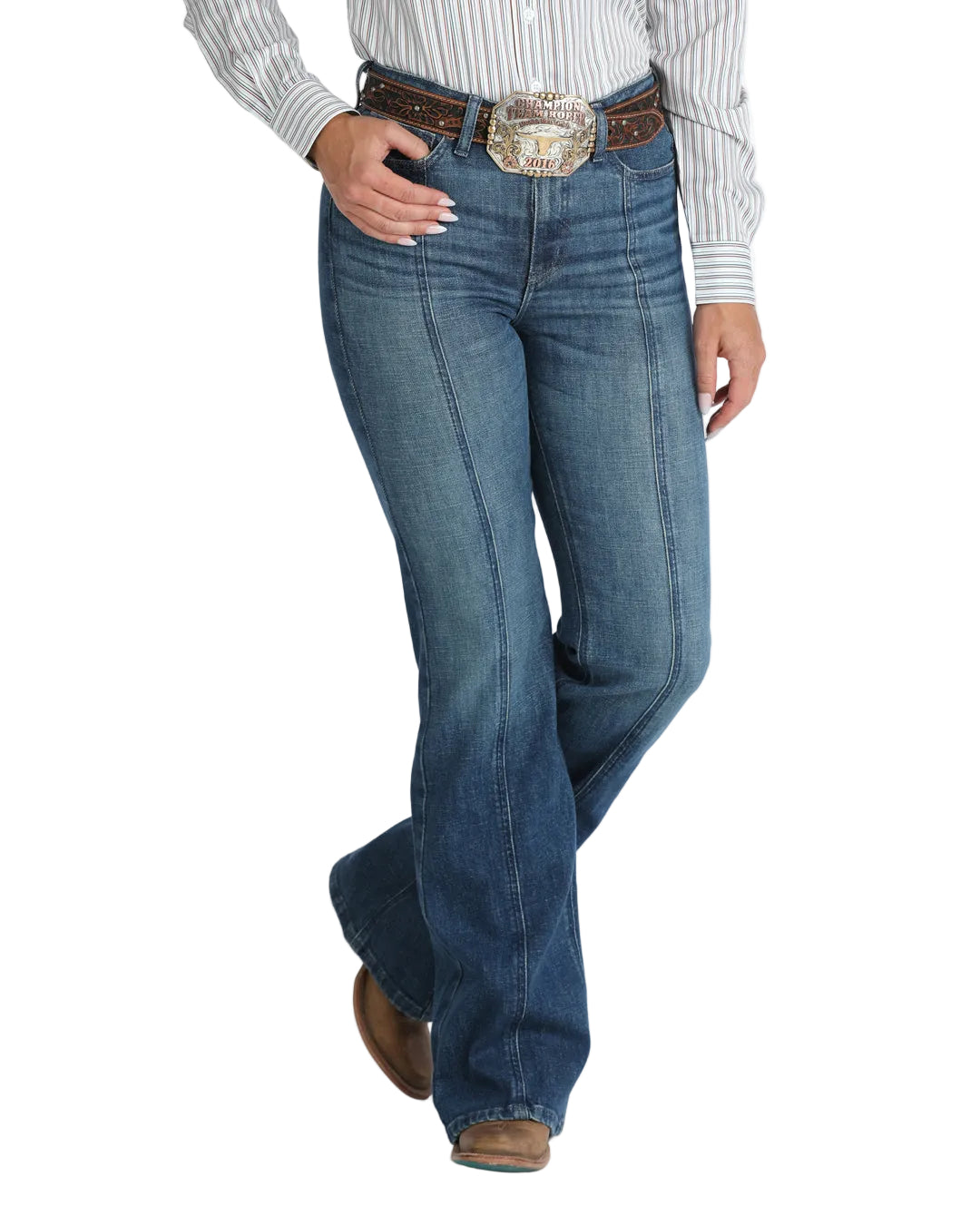 Cinch Women's Medium Wash Tatum Trouser Jeans MJ85054001