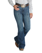 Cinch Women's Medium Wash Tatum Trouser Jeans MJ85054001
