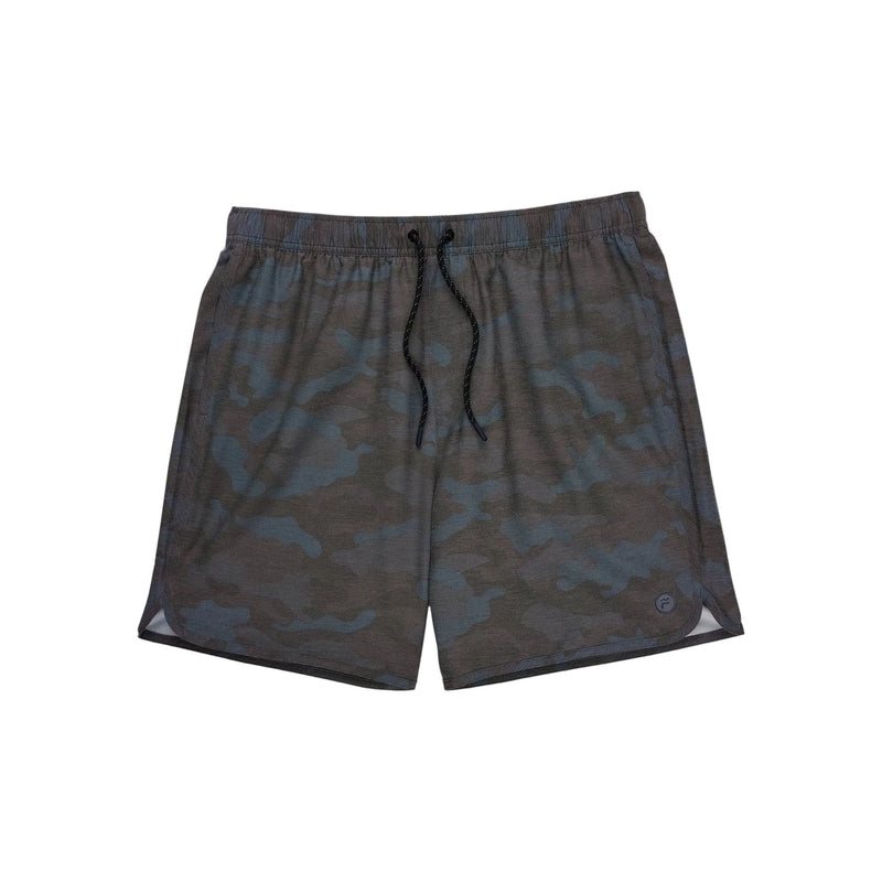 Men's Free Fly Woodland Camo Storm Cloud Reverb Short- 7" MRVBS-827