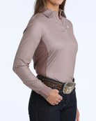 Cinch Women's Lilac Hybrid Pullover Shirt MSK7917007