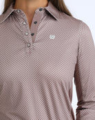 Cinch Women's Lilac Hybrid Pullover Shirt MSK7917007