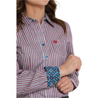 Women's Cinch Long Sleeve Button Up Snap Shirt MSW9164249-MUL - Crazy House Western Wear