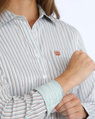 Cinch Women's Multi-Colored Long Sleeve Button Up Shirt MSW9164277