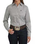Cinch Women's Long Sleeve Button Up Striped Shirt MSW9164282