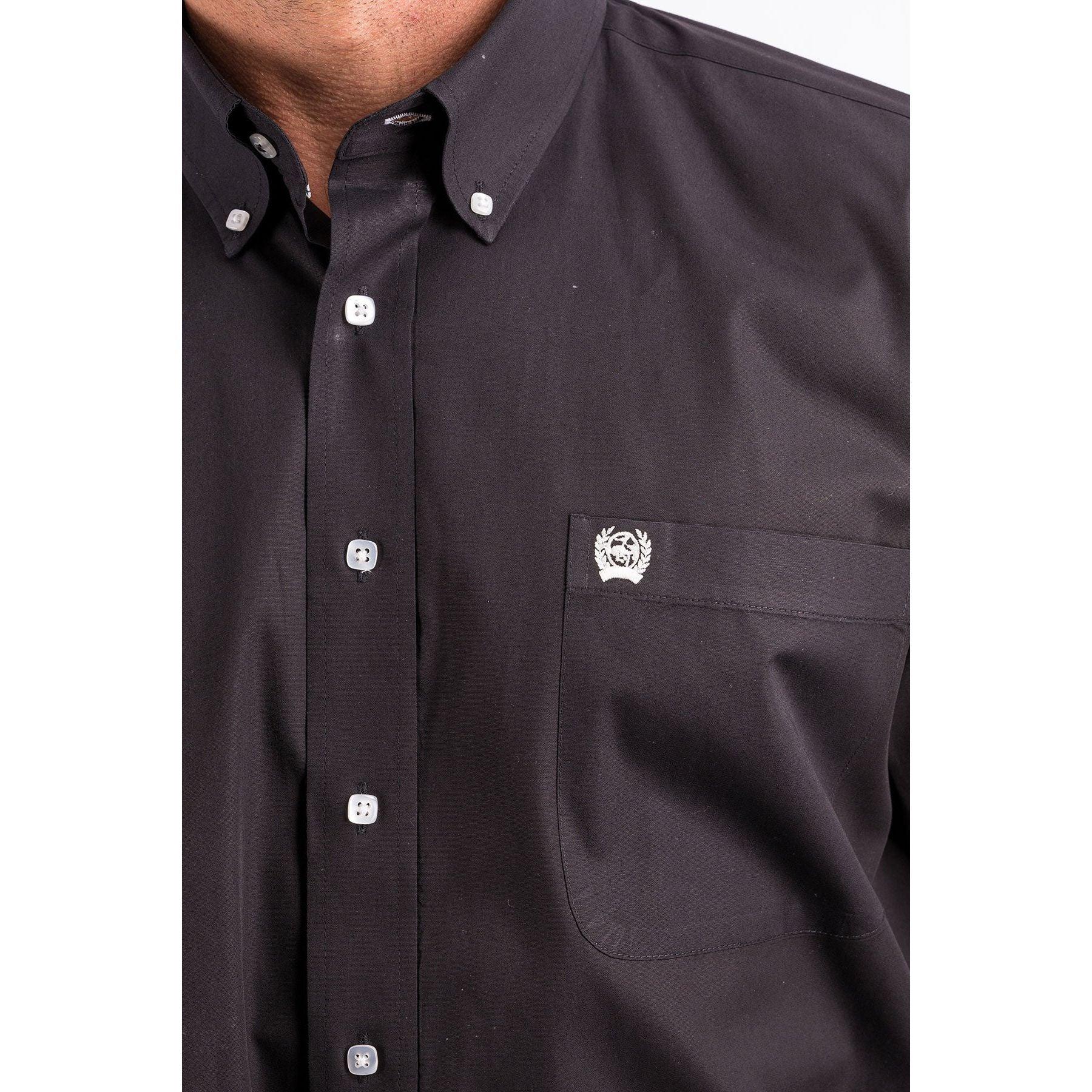 Men's Cinch Black Button-Down Western Shirt MT10320083 - Crazy House Western Wear