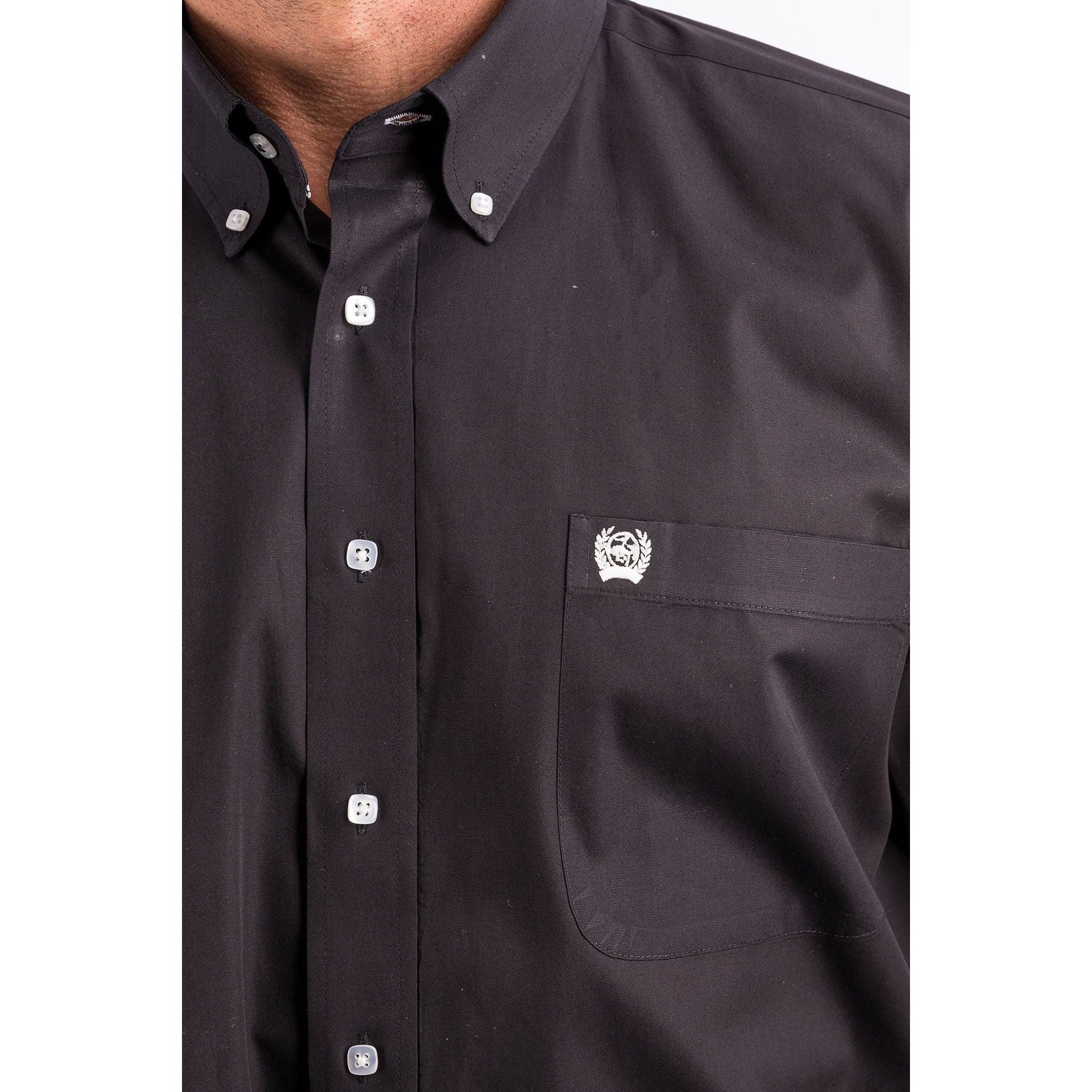 Cinch Black Button-Down Western Shirt - Crazy House Western Wear