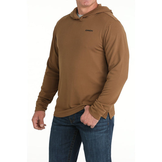 Men's Cinch Striped Logo Hoodie MTK1671001