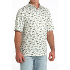 Men's Cinch Arenaflex Fly Fishing Polo MTK1865047
