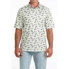 Men's Cinch Arenaflex Fly Fishing Polo MTK1865047
