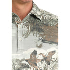 Men's Cinch Short Sleeve Arenaflex Duck Pond Polo MTK1865048