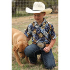 Boy's Cinch Short Sleeve Hawaiian Printed Polo MTK7600015