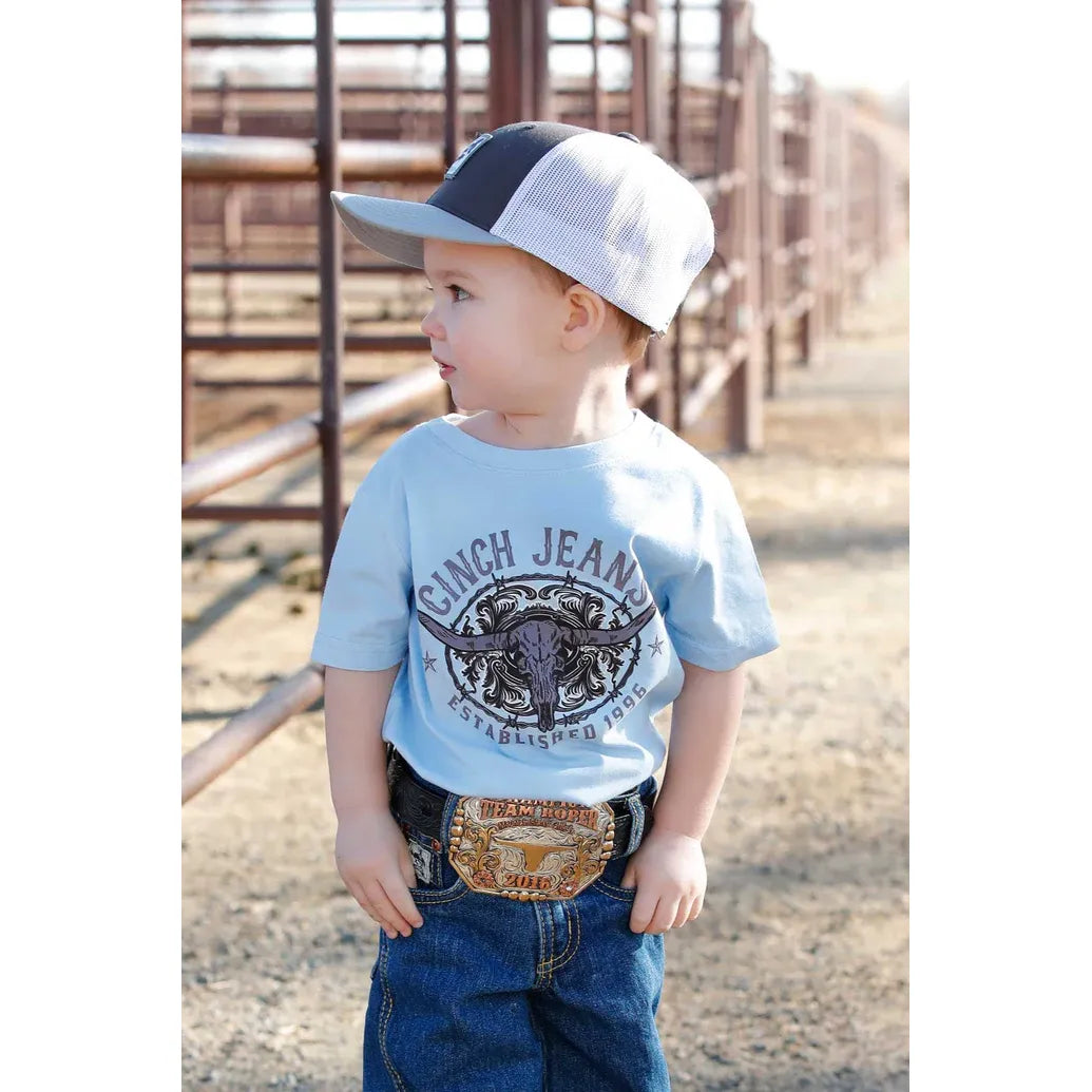 Boy's Toddler Cinch Light Blue Graphic Tee MTT7671103