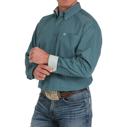 Men's Medallion Print Button-Down Western Shirt MTW1105890 - Crazy House Western Wear