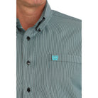 Men's Cinch Striped Long Sleeve Button Up MTW1105908 - Crazy House Western Wear