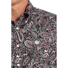 Men's Cinch Long Sleeve Patterned Button Up MTW1105910 - Crazy House Western Wear